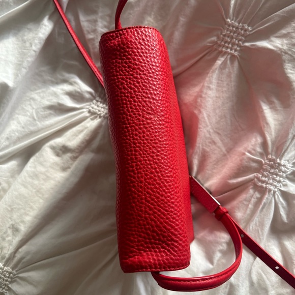 Aritzia Auxiliary red orange leather purse - Picture 13 of 15